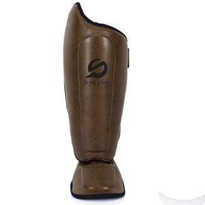 สนับแข้งหนังวัวแท้แบบนุ่ม ป้องกันขาสำหรับเล่นกีฬา ดีไซน์ OEM ตามสั่ง ขายดี - Product Image 6