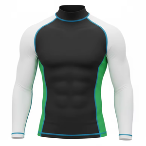2026 Créez votre propre Rashguard à manches courtes par sublimation pour hommes, MMA, BJJ, avec logo personnalisé, vente en gros, service OEM - Product Image 1