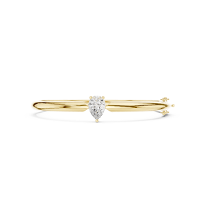 ZISMA Pear Diamond Rose <b>Gold</b> 9K 10K 14K 18K <b>Solid</b> Lab Grown CVD VVS DEF Teardrop Solitaire Cuff Bracelets Women - Product Image 5