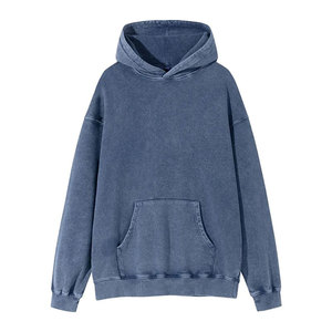 Sweat-shirt à capuche délavé effet vieilli, coupe confortable et tissu de qualité supérieure - Product Image 3