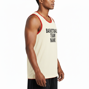Nouveaux maillots de basket-ball pour hommes personnalisés, brodés et sublimés - Product Image 3