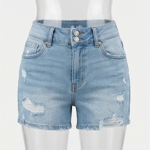 Shorts de Mezclilla para Mujer, Color Personalizado, Jeans Cortados, Pantalones Cortos, Ropa Casual de Verano, Moda Moderna, Ropa Urbana Y2K - Product Image 1