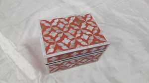 Premium MOP Mosaic Jewelry <b>Box</b> Luxury Handmade Organizer for Rings, Necklaces, Earrings, Accessories & Keepsake Storage - Product Image 4