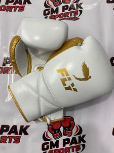 Equipo de Boxeo de Primera Calidad en Oferta, Nuevo Conjunto de Boxeo Negro y Dorado, Equipo de Boxeo Muay Thai con Cordones en Todos los Colores, 100% Cuero Vacuno - Product Image 2