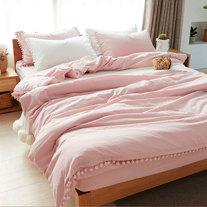 Linen Waterproof Hotel <b>Flat</b> Sheet Set Solid Style Breathable Eco-Friendly Home Bedding Adults All Season - Product Image 1