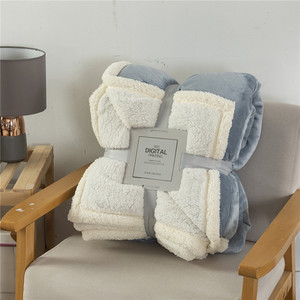 Plaid en polaire sherpa super doux double couche - Product Image 1