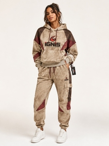 Women Acid Wash Tracksuit Stylish Casual Clothing Set With <b>Lightweight</b> <b>Hoodie</b> And Jogger Pants For Street Fashion And Outdoor - Product Image 5