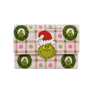 Bolso de Mano de Algodón Bordado a Mano, Moderno, con Diseño a Cuadros, Correa de Cadena, Bonito Bolso de Mano para Navidad, Invierno y Fiestas, con Diseño Personalizado con Cuentas - Product Image 5