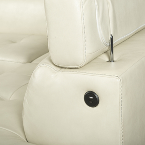 Canapé sectionnel en cuir décoratif pour la décoration intérieure, canapé sectionnel moderne avec logo personnalisé - Product Image 6