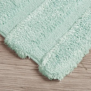 Tapis de bain en chenille de coton antidérapant de luxe, doux, écologique, motif floral, design moderne, absorbant, pour salle de bain - Product Image 3