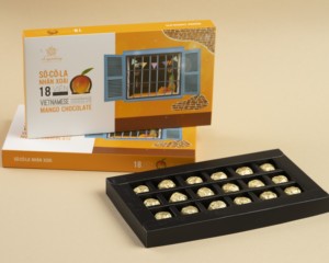 Mangue de culture vietnamienne au chocolat noir, coffret cadeau pour la vente en gros de chocolats et articles souvenirs - Product Image 5