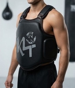 Protector de Pecho Unisex KLTW INT'L para Adultos, Muay Thai, Taekwondo, Entrenamiento, Logotipo Personalizado, Cuero PU, PC/PVC, Alta Elasticidad, Transpirable - Product Image 4