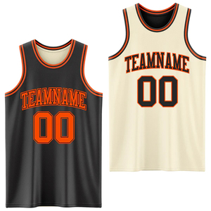Fabricant de vêtements de sport sur mesure, maillots de basket-ball réversibles OEM - Product Image 3