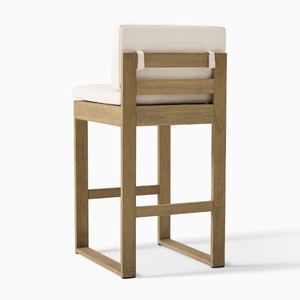 Silla de Bar con Respaldo Alto para Conjunto de Muebles de Restaurante, con Asiento Tapizado, para Muebles de Comedor Modernos y Conjunto de Jardín - Product Image 5