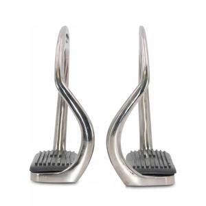 Estribos de Equitación de Alta Calidad 2026, Acero Inoxidable, Reposapiés de Goma, Diseño Antideslizante, Comodidad y Seguridad para Deportes Ecuestres - Product Image 3