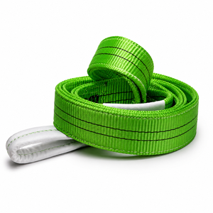 Oferta Especial: Eslinga Plana de Poliéster de 2 Toneladas con Ojos, Longitud Personalizable, Alta Resistencia, Uso Pesado, Provina 8:1, Seguridad - Product Image 1
