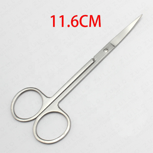 Ciseaux à ongles en argent de haute qualité, acier inoxydable, lame droite et tranchante, ciseaux de manucure professionnels, logo personnalisé - Product Image 5