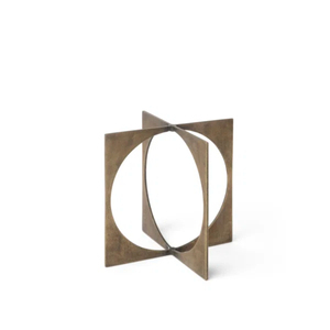 Ensemble de 2 sphères géométriques en aluminium finition or, faites à la main, sculptures modernes pour la décoration de la maison, décoration de bureau, ornements artistiques - Product Image 6