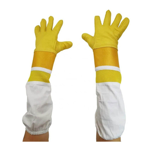Gants d'apiculture en cuir de qualité supérieure, résistants aux piqûres, pour les activités d'apiculture, vente en gros OEM - Product Image 4