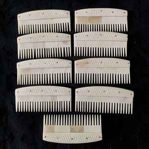 Peine para Barba Vikingo Hecho a Mano con Hueso de Búfalo, Peine Natural para el Cuidado de la Barba para Hombres al Mejor Precio - Product Image 1