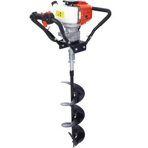 Tarière thermique 43 cm³ pour puits de 6-8 pouces, avec tige de 30 pouces – Tarières de forage puissantes - Product Image 5