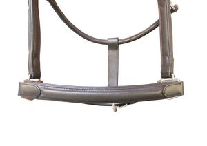 Licou Anatomique en cuir souple indien de haute qualité avec boucle en laiton durable Taille et couleur personnalisables Usage équestre - Product Image 3