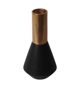 Vase à fleurs en métal artisanal de bonne qualité, vase à fleurs en métal moulé en aluminium, design unique, pot à fleurs - Product Image 2