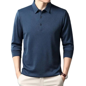 เสื้อยืดผู้ชายผ้าฝ้ายทอลายทางสำหรับฤดูร้อน เนื้อผ้านุ่ม ระบายอากาศได้ดี สวมใส่สบาย - Product Image 1