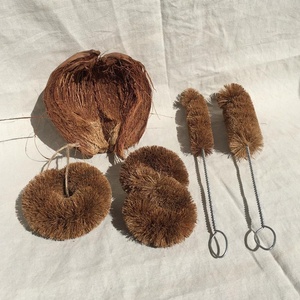 High quality coconut fiber <b>brush</b> for cleaning baby <b>bottle</b> best selling coco coir drinkware <b>brushes</b> - Product Image 6