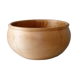 Picnic Camping Cookie Dish Bowl Mango Madera natural Pasta Fideos Cuencos Logotipo personalizado Artesanías Cuencos para servir Precio al por mayor - Product Image 1