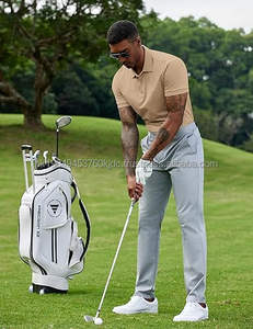 Camisas para Hombre de Poliéster/Algodón, Manga Corta, Cuello y Puños Acanalados, Estilo Clásico, Transpirable, con Botones - Product Image 4