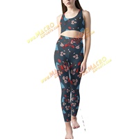 Leggings Capri Taille Mi-Haute pour Femme, Pantalon de Yoga Taille Haute avec Poche, Anti-Bactérien, Protection UV, Style Club Sexy