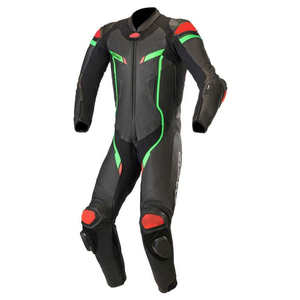 Combinaison de moto en cuir noir pour homme, équipement de protection premium pour la conduite - Product Image 4