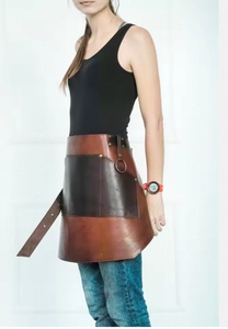 Best Quality Wholesale Custom Design Genuine Hardwax <b>Leather</b> <b>Apron</b> Competitive Price Unique Design Customized <b>Leather</b> - Product Image 4