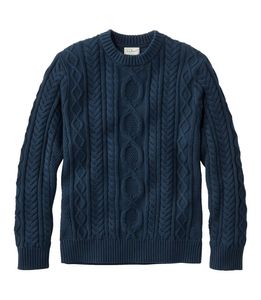 Custom <b>Cable</b> <b>Knit</b> Crewneck <b>Sweater</b> Heavyweight Chunky Aran Fisherman <b>Knit</b> Pullover Olive Green Diamond Stitch Winter - Product Image 2