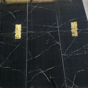 กระเบื้องพอร์ซเลนขัดเงาขนาด 600x1200 มม. ดีไซน์ลายหินอ่อนเงาสูง สำหรับปูพื้นและผนัง เพื่อการตกแต่งภายในที่หรูหรา - Product Image 4