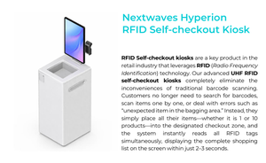 UHF RFID Selfcheckout Kiosk with touchscreen frequency 860 MHz - 960 MHz Made in Vietnam Nextwaves - Product Image 5