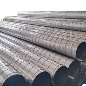 Thép mạ kẽm xoắn ốc ống dẫn khí thép không gỉ xoắn ốc ống kim loại thông gió Kích thước ống có thể được tùy chỉnh - Product Image 1