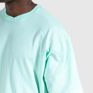 Camisetas Unisex Extra Grandes de Algodón 100% para Hombre, Antiarrugas, Diseño Sólido, Impresión Frontal Personalizada, Serigrafía, Venta al Por Mayor - Product Image 4