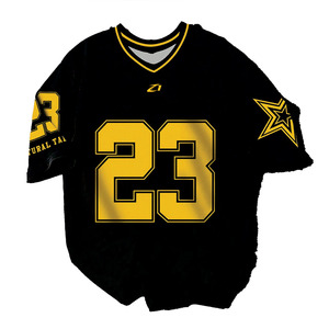 Maillot de football en mesh noir et jaune surdimensionné de qualité supérieure pour femme, vêtement de sport unisexe, chemise personnalisée, fournisseur en gros d'articles de sport - Product Image 3