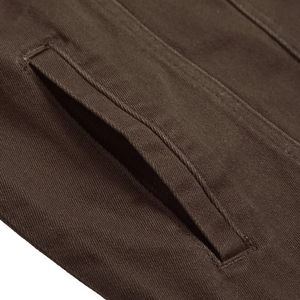 Veste en jean unie personnalisée pour homme, style urbain décontracté, coupe-vent, imperméable, grande taille, boutonnée, pour l'hiver - Product Image 3