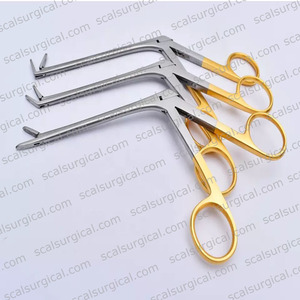 Juego de Pinzas Nasales Weil Blakesley Rectas Ascendentemente Curvadas 45/90, Instrumentos Quirúrgicos ORL para Cirugía de Senos Nasales, Acero Inoxidable Alemán - Product Image 6