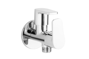 Grifo de Ángulo Recto de Dos Vías para Montaje en Pared, de Latón Cromado, para Lavadora, Grifo de Lavabo de Baño, Mezclador de Agua Fría y Caliente para Cocina - Product Image 3