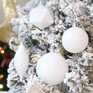 Juego de 100 Adornos Navideños de Plástico Irrompible, Bolas Decorativas para Árboles de Navidad, Bodas y Fiestas - Product Image 6
