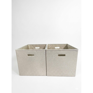 MA54 Large Capacity Foldable Fabric Storage Cube <b>Bin</b> with Handles Polyester Closet Organizer Box for Toys Clothes Home Office - Product Image 2