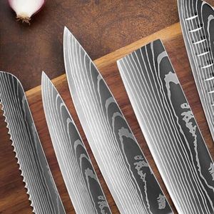 Juego de Cuchillos de Chef Comerciales con Hojas de Acero Duraderas para Restaurantes, Servicios de Catering y Cocina Profesional - Product Image 5