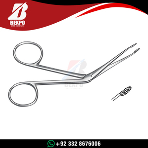 Nasal Polypus and Septum Forceps 14.5 cm Curved Stainless Steel ENT Surgical Instrument Serrated Jaws <b>Precision</b> <b>Tool</b> - Product Image 3