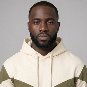 Sudadera con capucha para hombre, estilo vintage, de corte holgado y corto, lisa, para streetwear, servicio OEM - Product Image 5