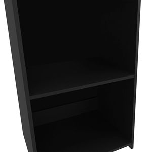 ตู้หนังสือสามชั้นสีดำ - Product Image 3