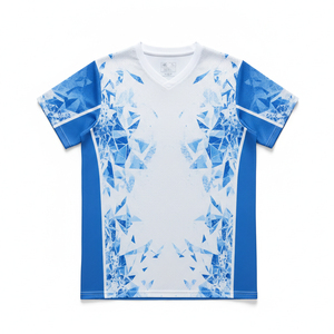 เสื้อวอลเลย์บอลรักษ์โลก พิมพ์โลโก้ทีมตามสั่ง ระบายอากาศได้ดี ชุดกีฬาขายส่ง ชุดยูนิฟอร์มวอลเลย์บอลชาย - Product Image 1